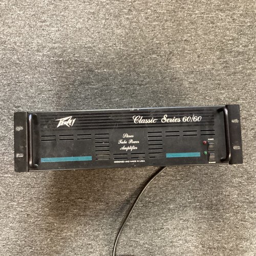 Vist Large View of Product Image Which is Used Peavey 60/60 Rackmount Tube Amplifier Head