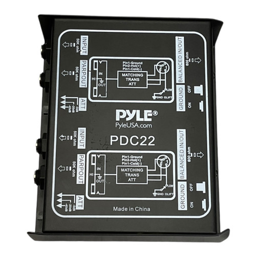 Vist Large View of Product Image Which is Used Pyle PDC22 DI Box