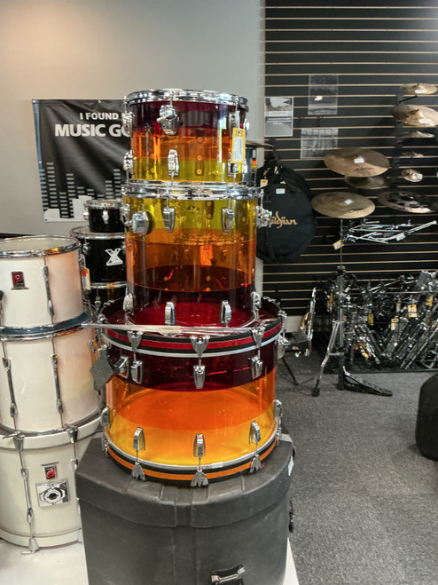 Vist Large View of Product Image Which is Used Ludwig VISTALITE TEQUILA SUNRISE 3 PC Drum Shell Kit Other