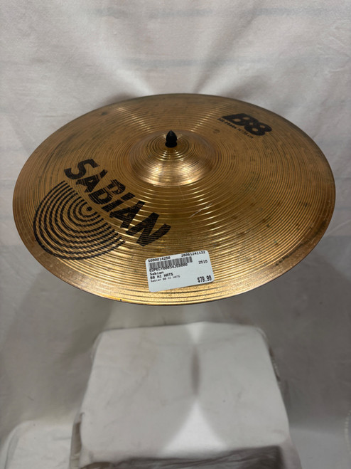 Vist Large View of Product Image Which is Used Sabian B8 HI HATS Hi Hat Cymbals 14"