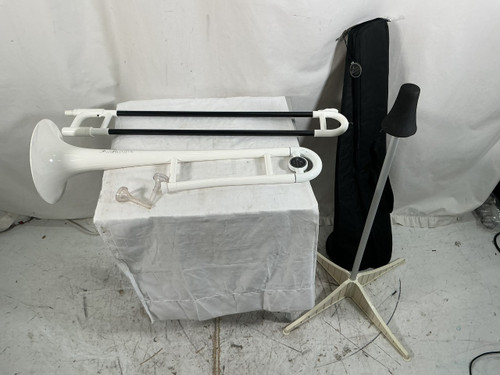 Vist Large View of Product Image Which is Used Jean Baptiste NOVELTY PLASTIC TROMBONE AS IS Other Band Instrument