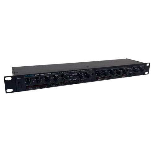 Vist Large View of Product Image Which is Used Alesis 3630 Dual-Channel Compressor Limiter Gate