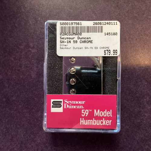 Vist Large View of Product Image Which is Used Seymour Duncan SH-1N 59 CHROME Guitar Pickup