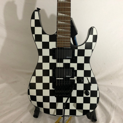 Vist Large View of Product Image Which is Used Jackson SLX DX CHECKERED PAST Super S Electric Guitar Custom Graphics 6-String