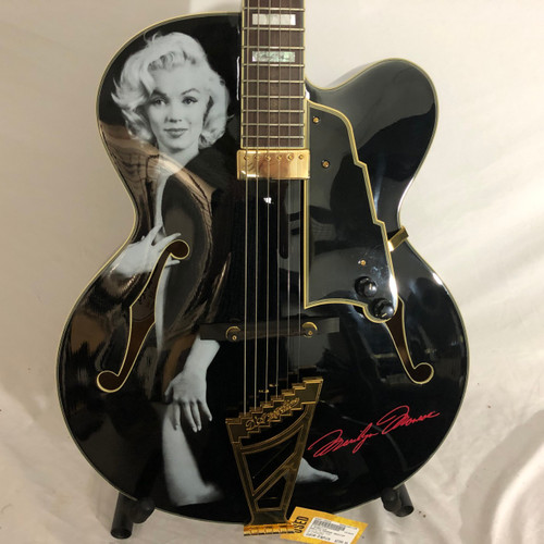 Vist Large View of Product Image Which is Used D'Angelico EXL-1 MARILYN MONROE Semi-Hollow Electric Guitar Custom Graphics 6-String