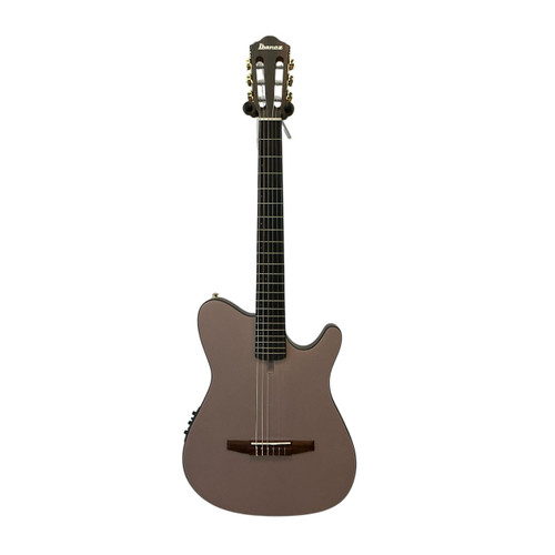 Vist Large View of Product Image Which is Used Ibanez FRH10N-RGF Solid Top Acoustic Guitar Pink