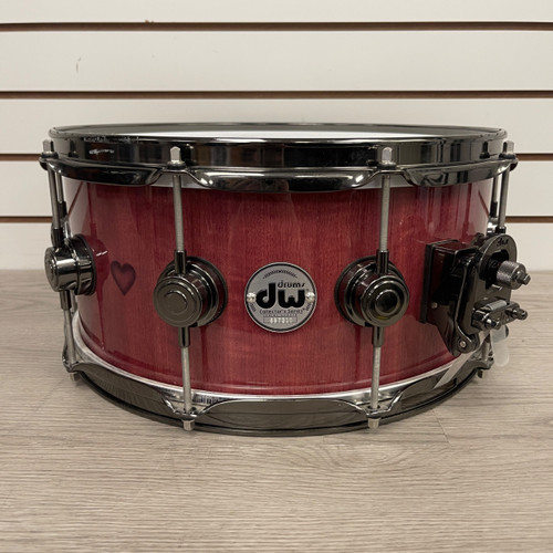 Vist Large View of Product Image Which is Used - DW 14X6.5IN PURPLEHEART VLT Wood Snare Drum 