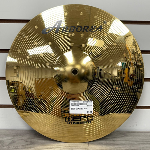 Vist Large View of Product Image Which is Used ARBOREA 14IN HI HATS Hi Hat Cymbals 14"