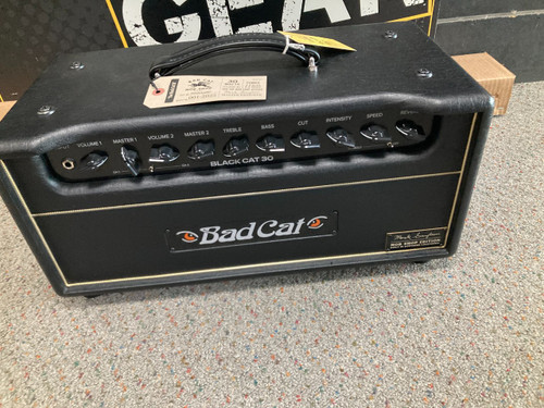 Vist Large View of Product Image Which is Used Bad Cat MOD SHOP BLACK CAT 30 Tube Guitar Amplifier Head