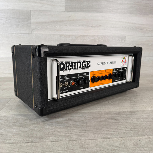Vist Large View of Product Image Which is Used Orange Super Crush 100 - 100-watt Guitar Amplifier Head - Black