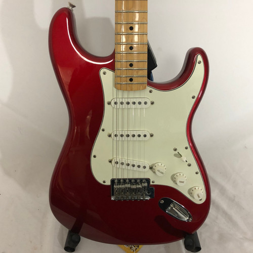 Vist Large View of Product Image Which is Used Fender 2016 MIM STRATOCASTER S Type Electric Guitar Red 6-String