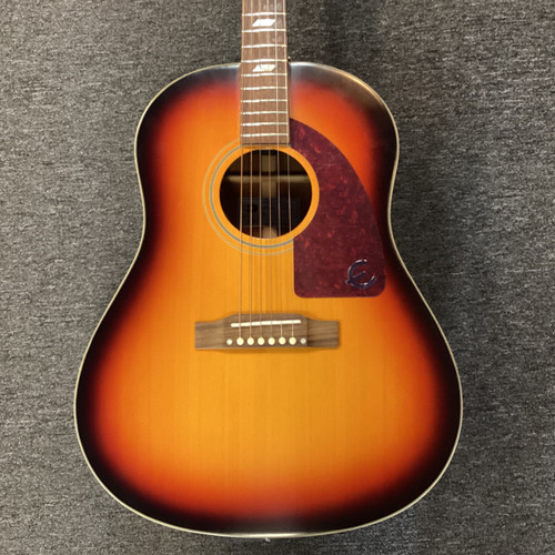 Vist Large View of Product Image Which is Used Epiphone MASTERBILT FT79 TEXAN Solid Top Acoustic Guitar Sunburst
