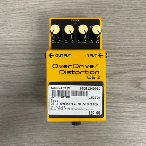 Vist Large View of Product Image Which is Used - Boss OS-2 OVERDRIVE/DISTORTION 