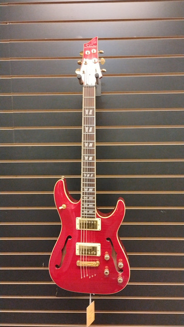 Vist Large View of Product Image Which is Used Schecter C/SH-1 Electric Guitar Red 6-String