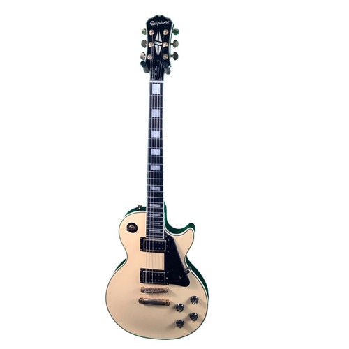Vist Large View of Product Image Which is Used Epiphone LES PAUL GIBSON INSPIRED BLACK BACK Electric Guitar White 6-String