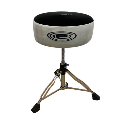 Vist Large View of Product Image Which is Used Orange County ROUND BLACK/WHITE ADJ THRONE Drum Throne