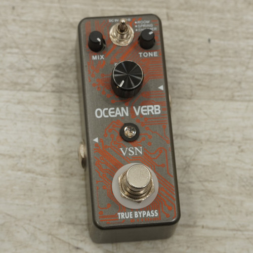 Vist Large View of Product Image Which is Used Vsn Ocean Verb Reverb Pedal