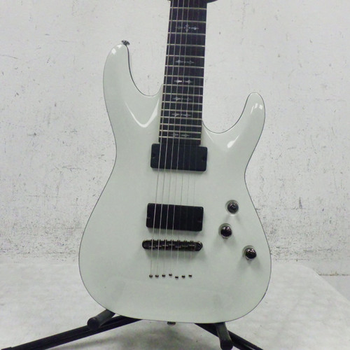 Vist Large View of Product Image Which is Used Schecter DEMON-7 Super S Electric Guitar White 6-String