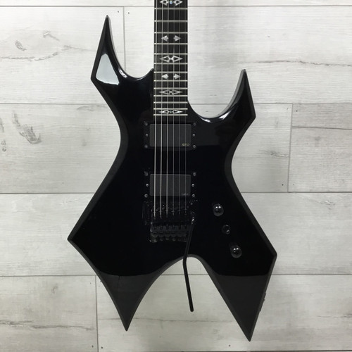 Vist Large View of Product Image Which is Used BC Rich Warlock Dark Arts With Active EMGs Pointy Electric Guitar Black
