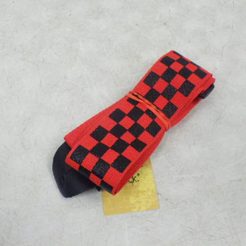 Vist Large View of Product Image Which is Used red Checkered Strap Guitar Accessory