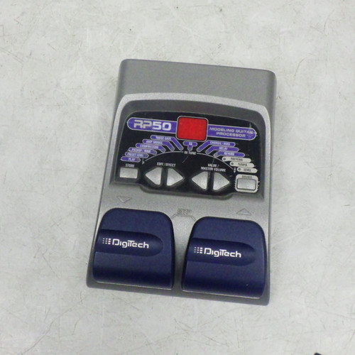 Vist Large View of Product Image Which is Used Digitech RP50 Modeling Guitar Processor Multi-FX Pedal