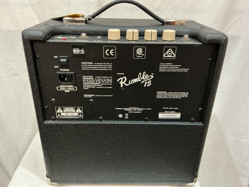 Vist Large View of Product Image Which is Used Fender RUMBLE 15 1 x 15 Bass Combo Amplifier 1 x 15