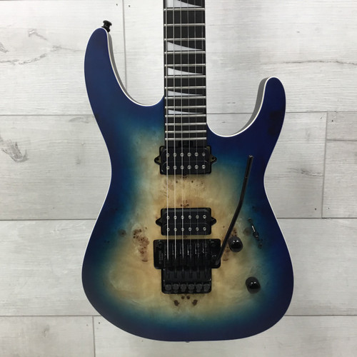 Vist Large View of Product Image Which is Used Jackson MJ Series DKRP Trans Blue Super S Electric Guitar
