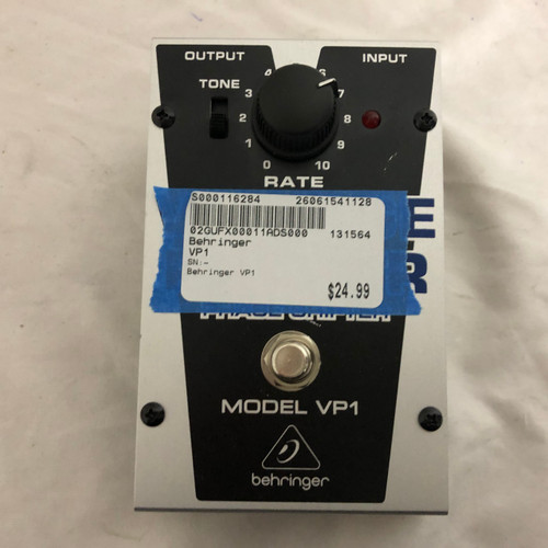 Vist Large View of Product Image Which is Used Behringer VP1 Phaser Pedal