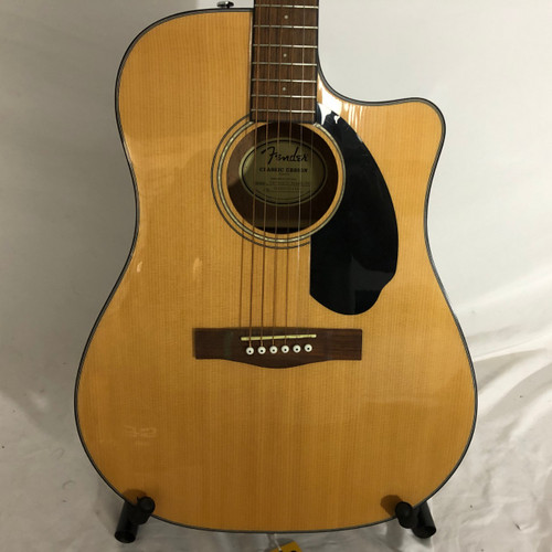Vist Large View of Product Image Which is Used Fender CD-60SCE Laminate Top Acoustic Guitar Natural