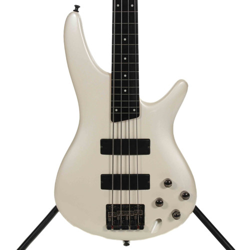 Vist Large View of Product Image Which is Used Ibanez SR300F Bass Guitar White 4-String