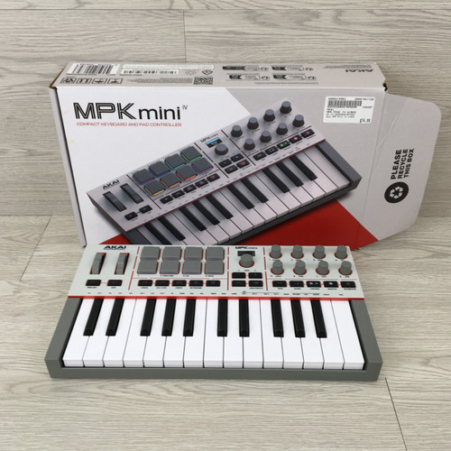 Vist Large View of Product Image Which is Used Akai MPK MINI IV W/BOX 25-Key Controller 25-Key