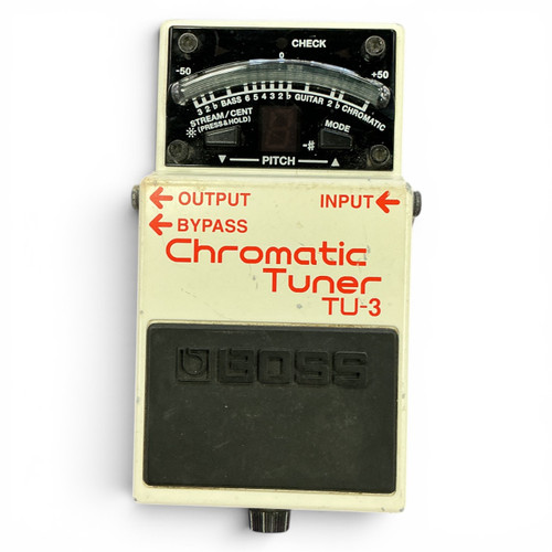 Vist Large View of Product Image Which is Used Boss TU-3 CHROMATIC TUNER Tuner Pedal