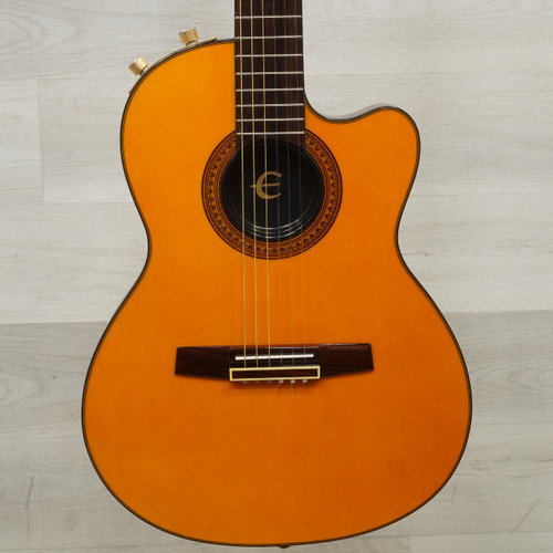 Vist Large View of Product Image Which is Used Epiphone Chet Atkins Sst Solid Top Acoustic Guitar Natural
