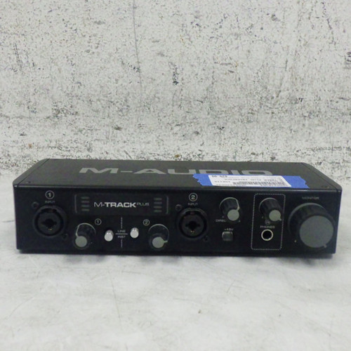 Vist Large View of Product Image Which is Used M-Audio M-TRACK Plus Interface Computer Interface 2 A/D Recording Inputs