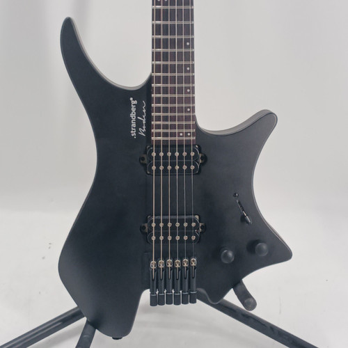 Vist Large View of Product Image Which is Used Strandberg BODEN ESSENTIAL Modern Metal Electric Guitar Black 6-String