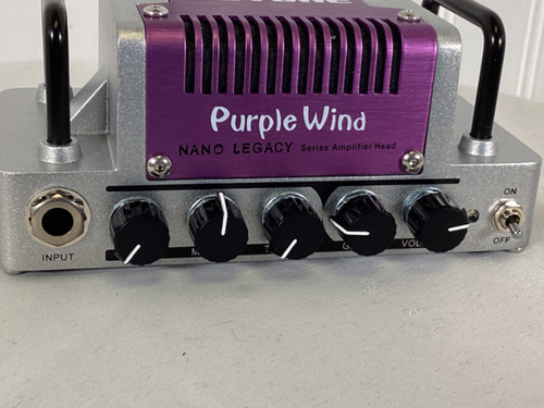 Vist Large View of Product Image Which is Used Hotone NANO LEGACY PURPLE WIND Solid State Guitar Head