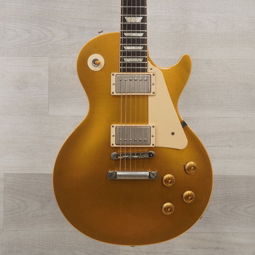 Vist Large View of Product Image Which is Used Gibson Les Paul R7 Electric Guitar - Goldtop - Case Included