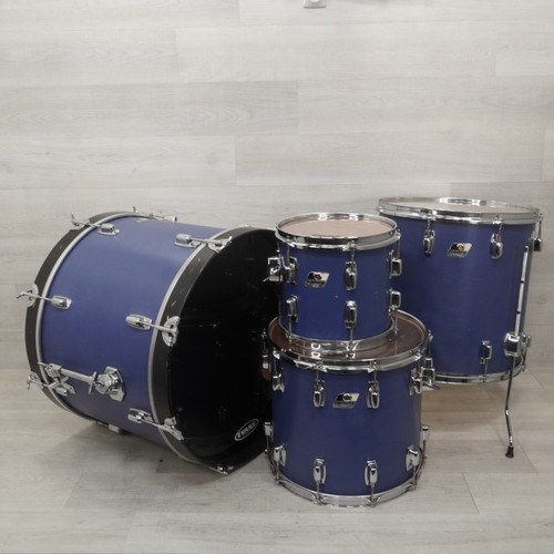 Vist Large View of Product Image Which is Used Ludwig Rocker 4-piece Drum Shell Kit - Blue - Local Pickup Only