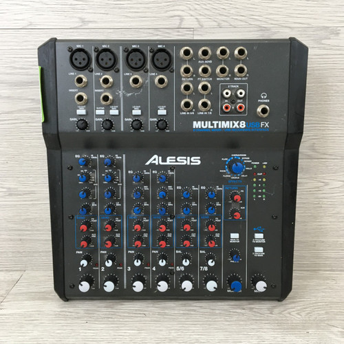 Vist Large View of Product Image Which is Used Alesis MULTIMIX8 USB FX Mixing Console