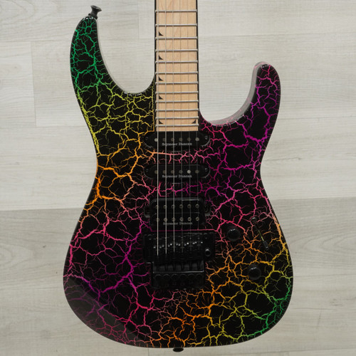 Vist Large View of Product Image Which is Used Jackson SL3M Soloist Electric Guitar Rainbow Crackle