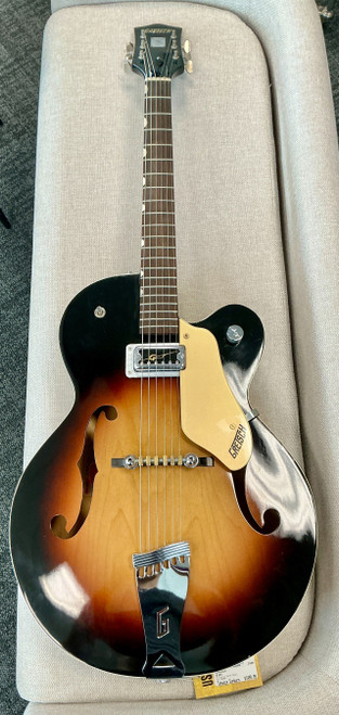 Vist Large View of Product Image Which is Used Gretsch 6124 Vintage Semi-Hollow Electric Guitar Tobacco Sunburst 6-String