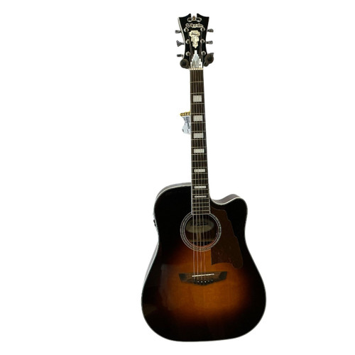 Vist Large View of Product Image Which is Used D'Angelico DAPD500VSBCPS Laminate Top Acoustic Guitar Tobacco Sunburst