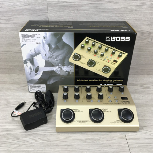 Vist Large View of Product Image Which is Used Boss VE-8 ACOUSTIC SINGER Floorboard Effect