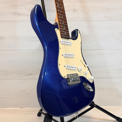 Vist Large View of Product Image Which is Used Aria STG SERIES Electric Guitar Blue 6-String