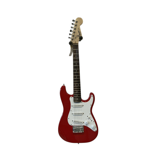 Vist Large View of Product Image Which is Used Squier MINI STRAT S Type Electric Guitar Red 6-String