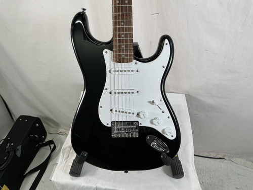 Vist Large View of Product Image Which is Used Squier STRATOCASTER BLK S Type Electric Guitar Black 6-String