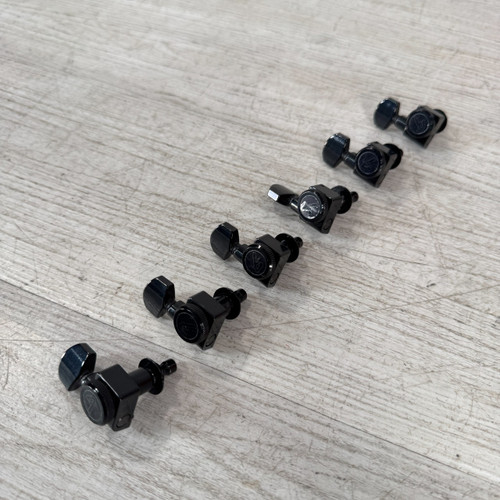 Vist Large View of Product Image Which is Used Fender Stratocaster | Telecaster Locking Tuning Machine Set - Black