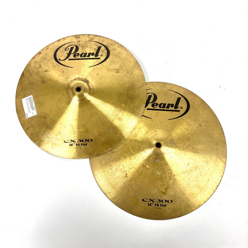 Vist Large View of Product Image Which is Used Pearl 14IN CX300 Hi-Hat Cymbals