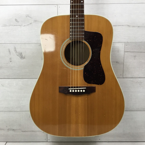 Vist Large View of Product Image Which is Used Guild G37BLD 1976 Maple Dreadnought Vintage Solid Top Acoustic Guitar