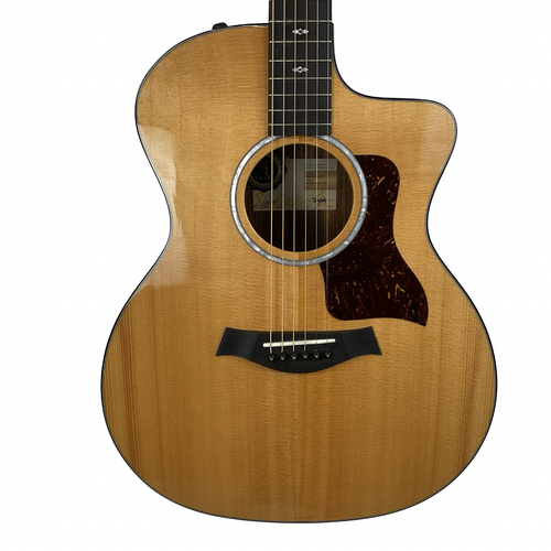 Vist Large View of Product Image Which is Used Taylor 214CE PLUS LTD 50TH ANNIVERSARY Solid Top Acoustic Guitar Natural